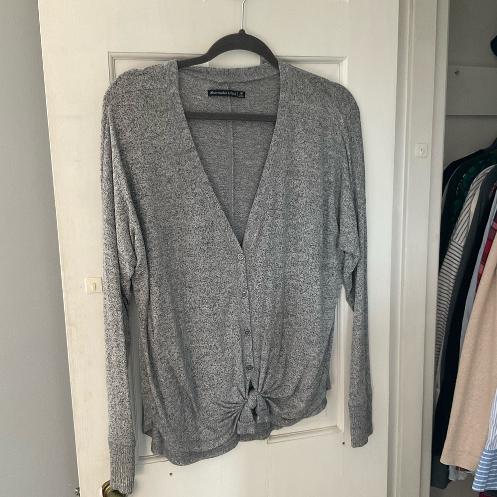 Abercrombie Tie Front Sweater
